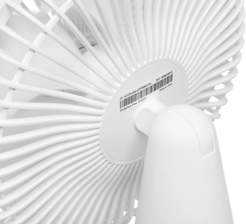 Вентилятор настольный Xiaomi Rechargeable Mini Fan, 10 Вт, Белый детальное изображение - 5