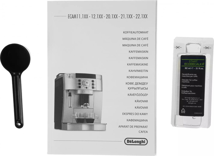 Кофемашина Delonghi Magnifica ECAM22.110.SB, Серебряный №4