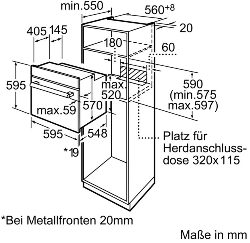 Духовой шкаф Bosch HBG 655NB1, черный детальное изображение - 3