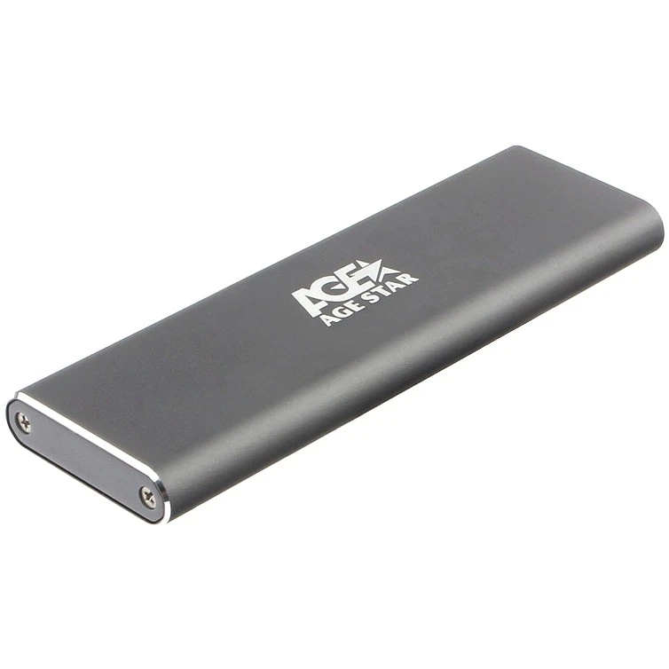Внешний корпус для SSD M.2 AgeStar 31UBNV1C, Серый детальное изображение - 2