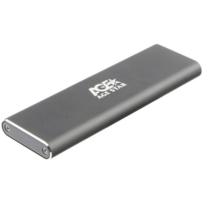 Внешний корпус для SSD M.2 AgeStar 31UBNV1C, Серый №2