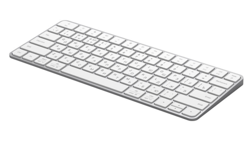 Клавиатура беспроводная Deppa Air Keyboard, Белый детальное изображение - 1