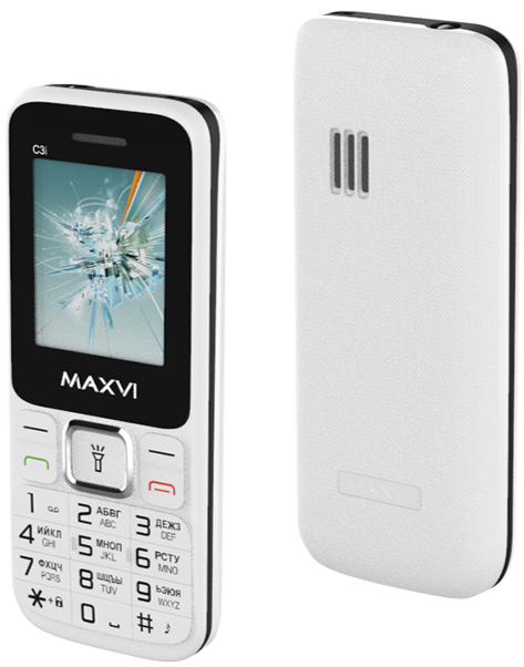 Мобильный телефон MAXVI C3i (без З\У), 32 Мб, Маренго, Dual mini-SIM детальное изображение - 1