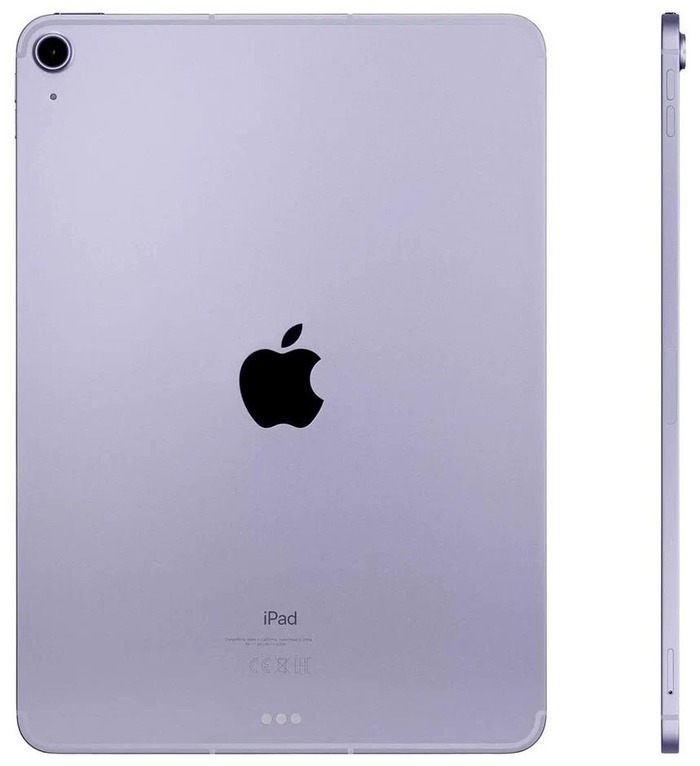 Планшет Apple iPad Air 2022 64 ГБ, Purple, Wi-Fi + Cellular детальное изображение - 3