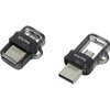 USB Flash накопитель SanDisk Ultra Dual m3.0 (SDDD3-128G-G46) 128 ГБ, черный вариант - 1