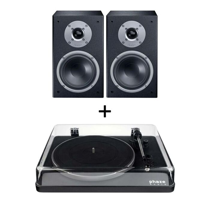 Проигрыватель винила Phaze Audio Diana Shadow Black Magnat Monitor Ref 2A, Черный №8