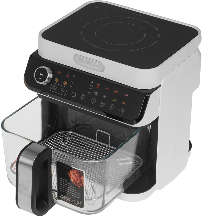 Аэрогриль RED ColorCook MC550W, 5.5 л, 1400 Вт, Белый №8