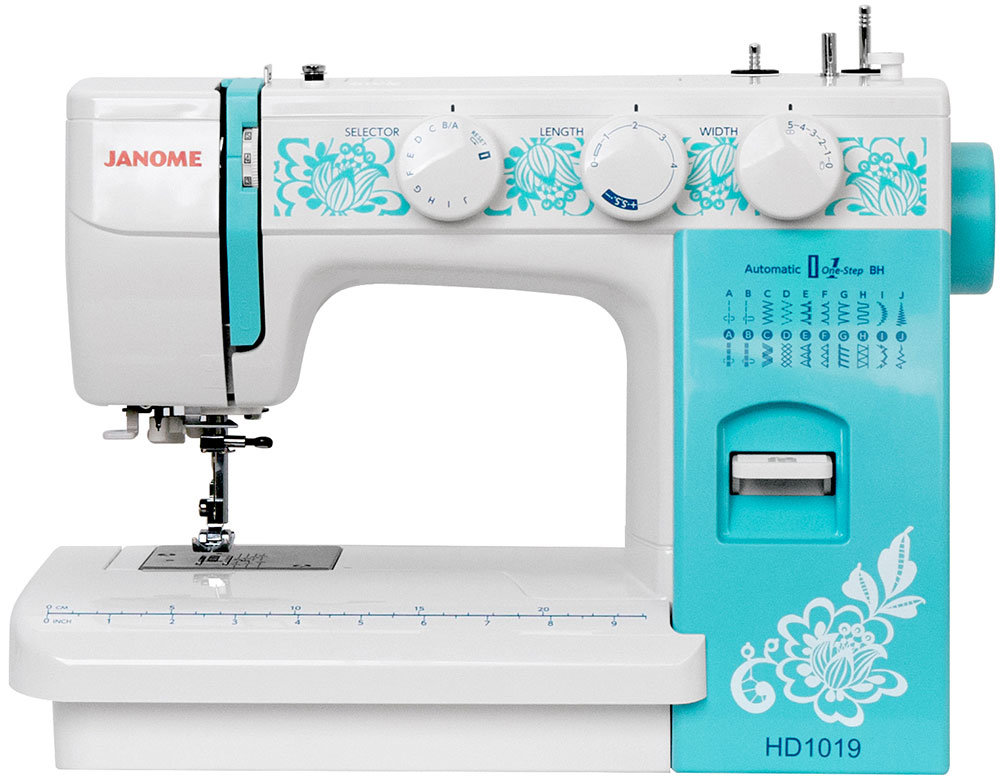 Швейная машина Janome HomeDecor 1019, Голубой детальное изображение - 1