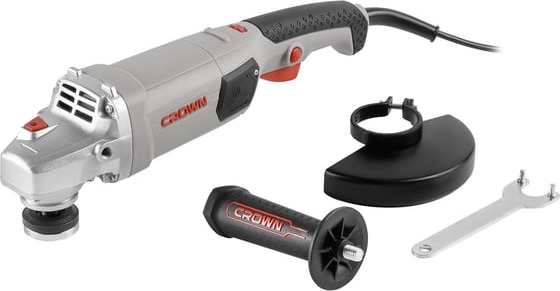 Угловая шлифовальная машина Crown CT13506125NV CT13506-125NV, 125 мм, 4000-11000 об/мин, 1200 Вт детальное изображение - 9