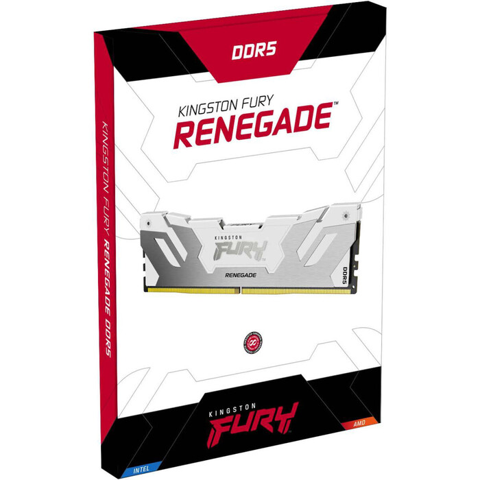 Оперативная память Kingston Fury Renegade White DDR5 6400MHz, KF564C32RW-32, 32 Гб №3