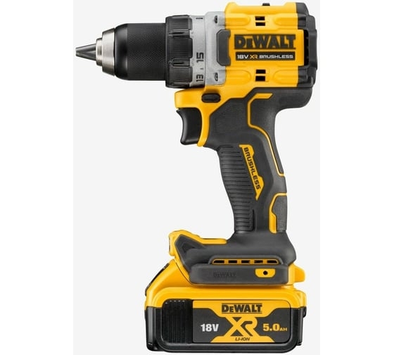 Аккумуляторная дрель-шуруповерт DeWALT DCD800P2T-QW, 18 В, 90 Нм, 5 А·ч детальное изображение - 3