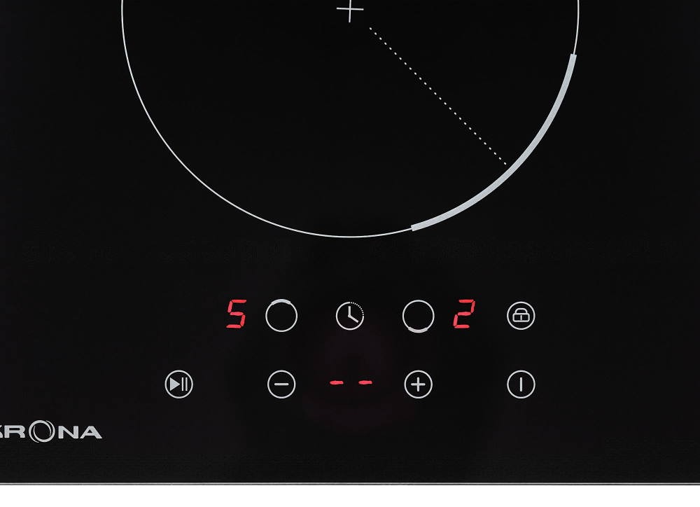 Варочная поверхность Krona PIASTRA 30 BL, Черный детальное изображение - 4