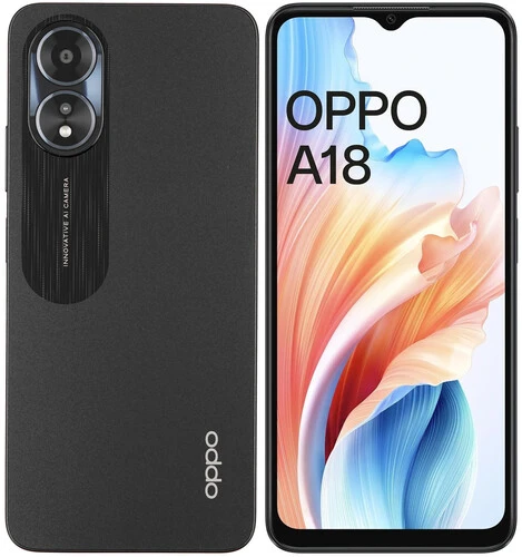 Смартфон OPPO A18 128 Гб, Черный, Dual nano SIM детальное изображение - 1