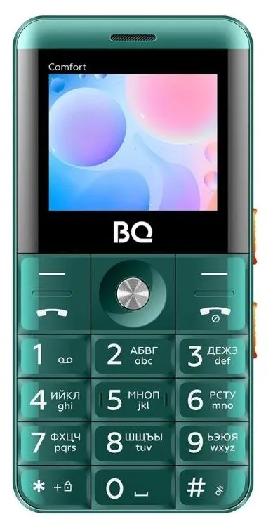 Мобильный телефон BQ 2006 Comfort, 32 Мб, Зеленый, Dual mini-SIM детальное изображение - 3