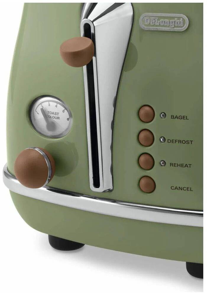 Тостер DeLonghi CTOV2103.GR, Зеленый №2