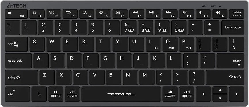 Клавиатура A4Tech FBX51C, Серый детальное изображение - 6