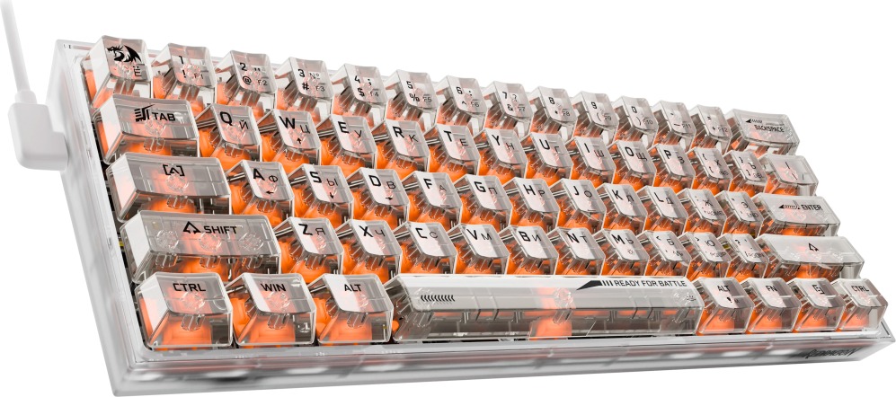 Клавиатура Redragon Fizz, 71736, Белый детальное изображение - 3