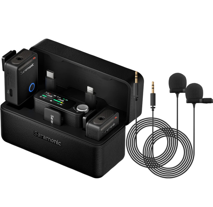 Радиосистема Saramonic Ultra + 2 петличных микрофона, Черный №2