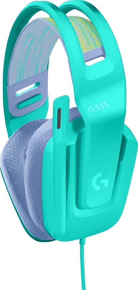 Проводные наушники Logitech G335, Бирюзовый №3