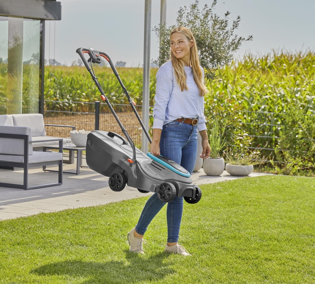 Газонокосилка GARDENA PowerMax 32/1200 G2 14633-20 детальное изображение - 7