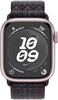 Умные часы Apple Watch Series 9 Pink Aluminum Case with Nike Sport Band Black/Blue, 45 mm, Черный/Синий вариант - 2