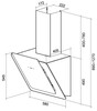 Вытяжка Shindo Prime Sensor 60 B/WG 3ET, Белый вариант - 2