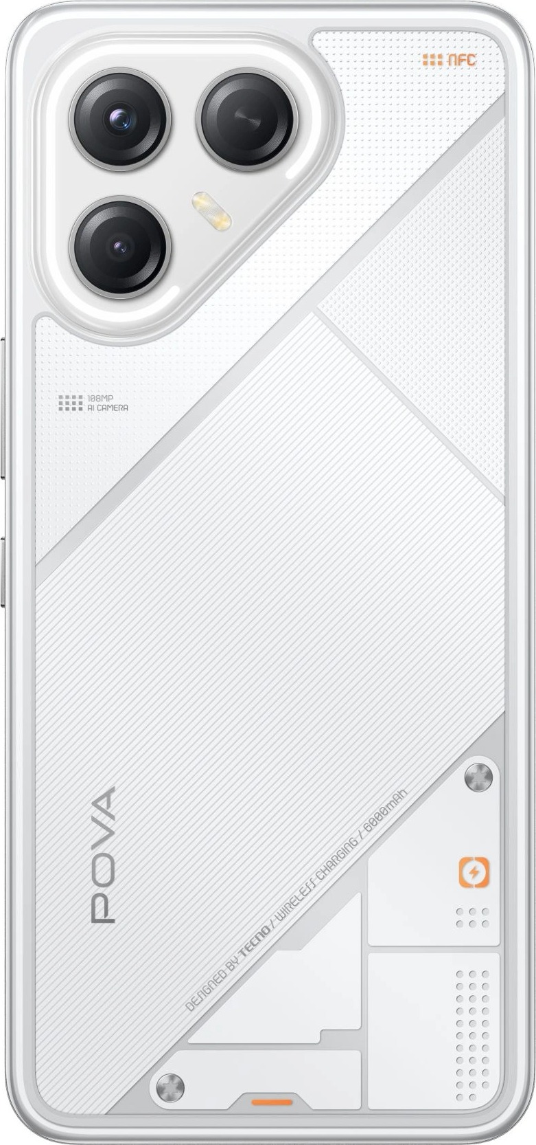 Смартфон Tecno POVA 7 Ultra 5G 8/256 Гб, Белый, Dual nano SIM детальное изображение - 3