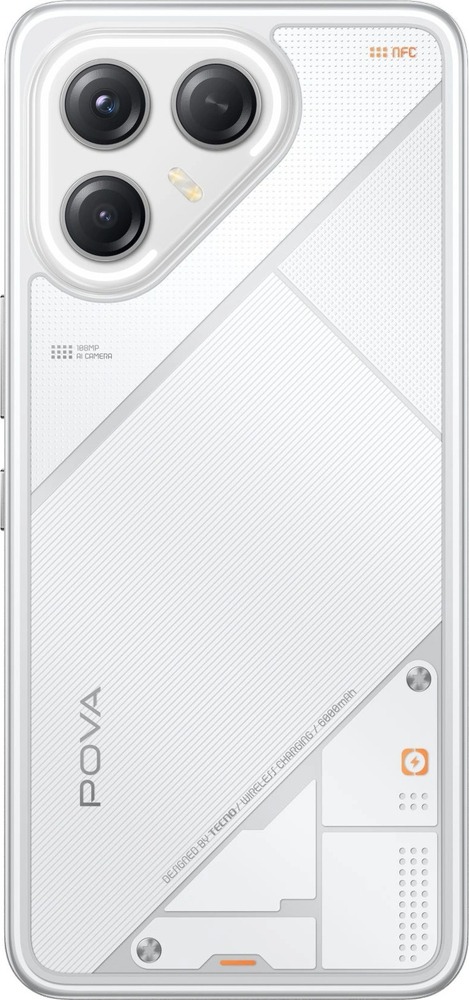 Смартфон Tecno POVA 7 Ultra 5G 8/256 Гб, Белый, Dual nano SIM №3