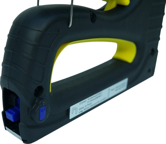 Скобозабиватель ручной HANSKONNER HK1071-01-08 усиленный, рессорный, скоба 6-16 мм, Черный детальное изображение - 3