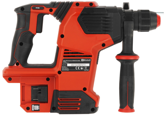 Аккумуляторный перфоратор Einhell PXC HEROCCO 36/28, 3.2 Дж, 5300 уд/мин №2
