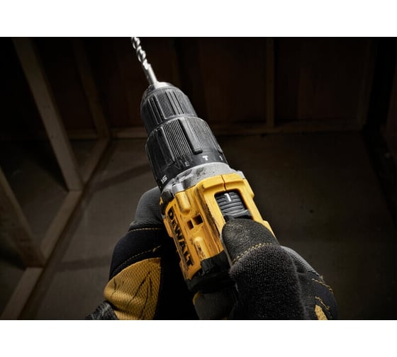 Аккумуляторная ударная дрель-шуруповерт DeWALT DCD100YP2T-QW, 18 В, 68 Нм, 5 А·ч детальное изображение - 6