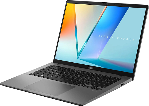 Ноутбук ASUS VivoBook S14 S3407CA-LY099 (Intel Core Ultra 7 255H, Intel Arc 140T) 16ГБ, 1ТБ SSD, noOS, серый (90NB16J2-M00780) детальное изображение - 4