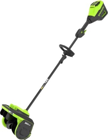 Снегоуборщик (электролопата) аккумуляторный Greenworks GD60SS2 60V, без АКБ и ЗУ 2603207, 60 В, 1800 Вт, Зеленый/Черный детальное изображение - 1