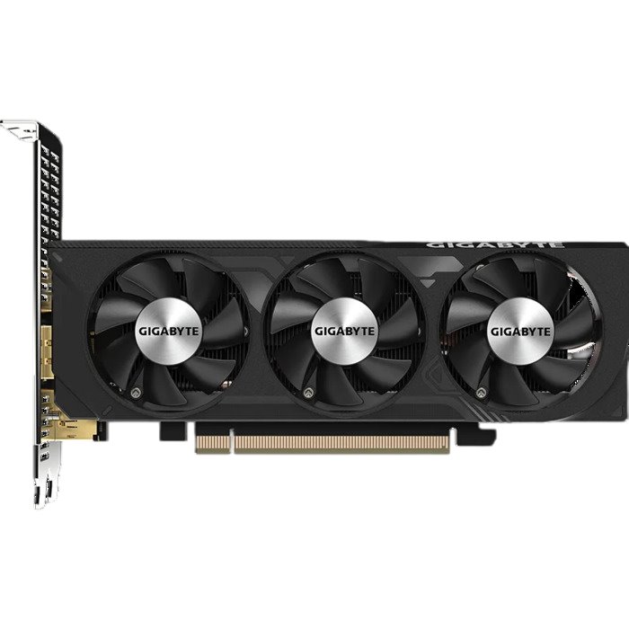 Видеокарта Gigabyte NVIDIA GeForce RTX 4060, GV-N4060OC-8GL, 8 ГБ, Черный детальное изображение - 2