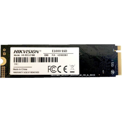 Накопитель SSD Hikvision E1000 HS-SSD-E1000/512G, 512 Гб детальное изображение - 1