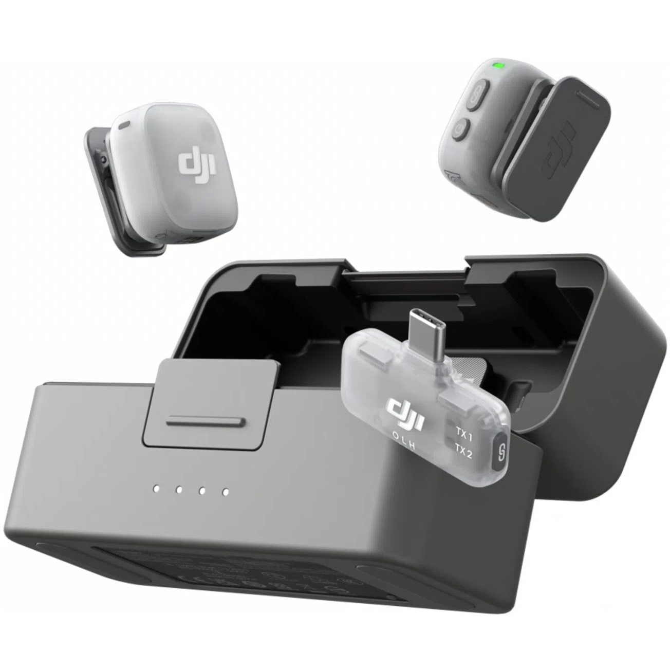 Радиосистема DJI Mic Mini 2 (2TX + RX + Charging Case), Черный детальное изображение - 2