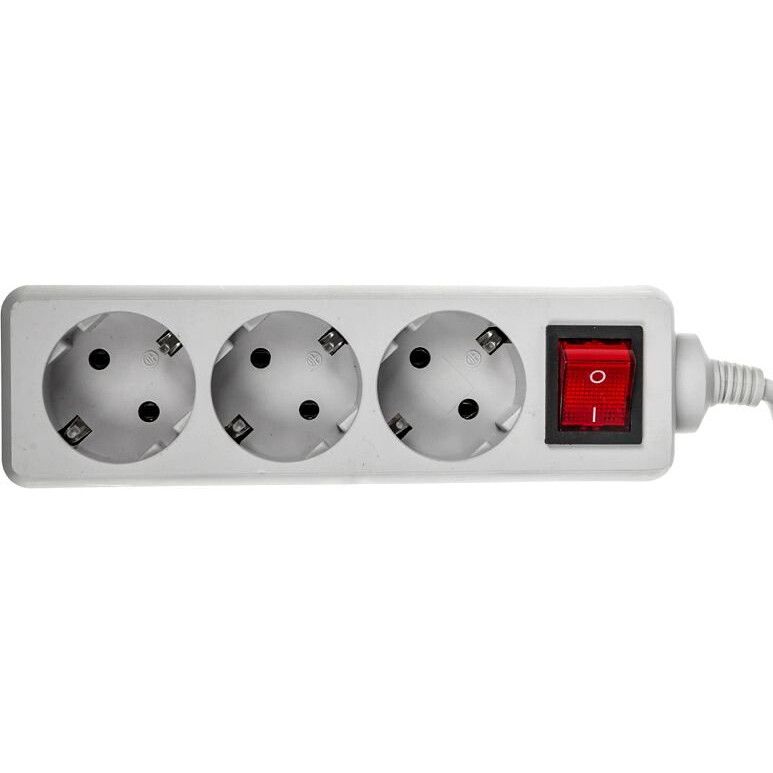 Сетевой фильтр Buro 300SL-1-G, 1 м, Серый детальное изображение - 2