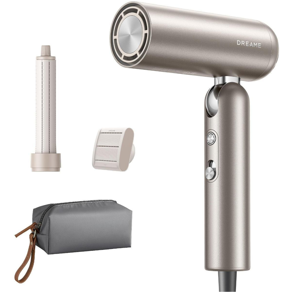 Фен Dreame Pocket High-speed Hair Dryer (AHD51), Серый космос детальное изображение - 1