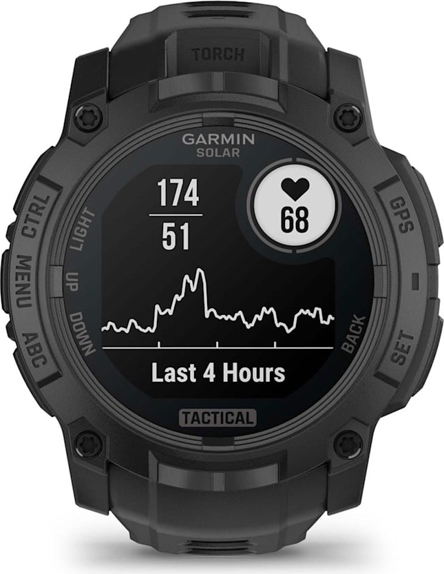 Смарт-часы Garmin Instinct 3 Solar Tactical Edition, 50 мм, Черный детальное изображение - 8