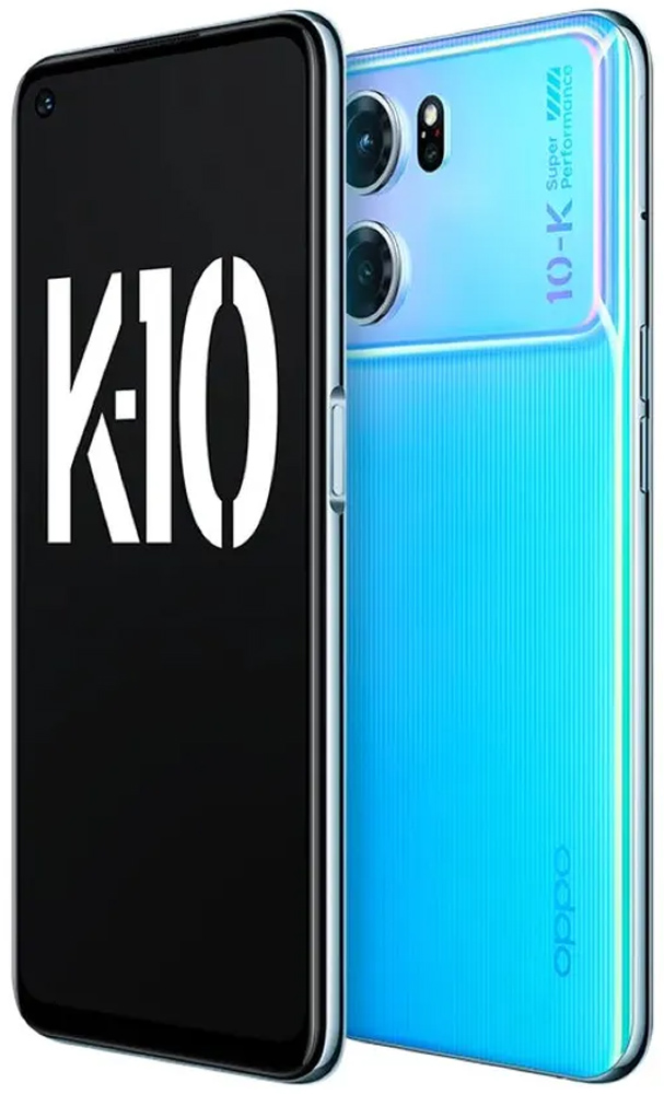 Смартфон OPPO K10 5G 8 128 Гб, Синий, Dual nano-SIM детальное изображение - 2