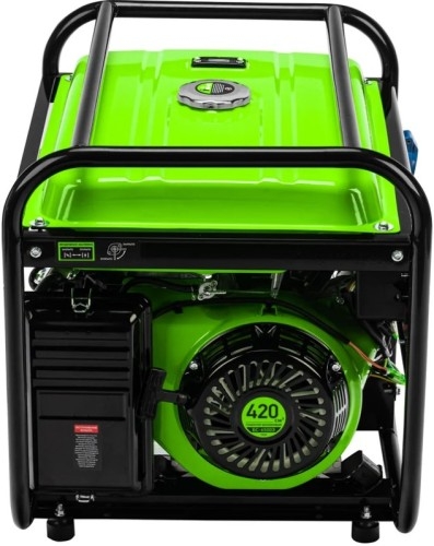 Генератор бензиновый СИБРТЕХ БС-6500Э 94548, 5 кВт, Зеленый детальное изображение - 3