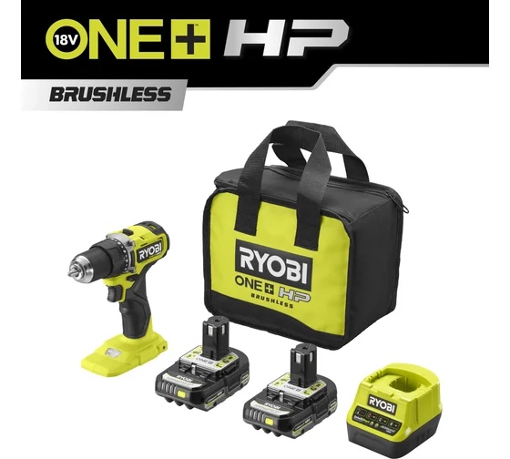 Аккумуляторная дрель-шуруповерт Ryobi ONE+ HP RPD18X-0 5133004984, 18 В, 95 Нм, 0,05 А·ч  детальное изображение - 3