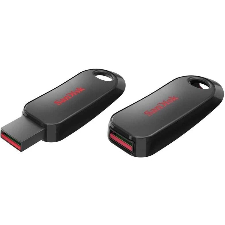 USB Flash накопитель SanDisk Cruzer Snap (SDCZ62-064G-G35) 64 ГБ, черный детальное изображение - 2