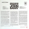 Виниловая пластинка John Barry & His Orchestra – The Great Movie Sounds Of John Barry LP вариант - 2