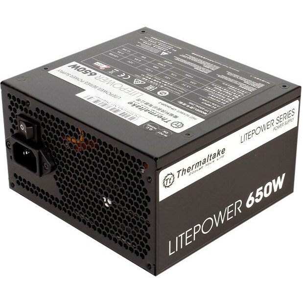 Блок питания Thermaltake LitePower (LTP-0650NPCNEU), 650 Вт детальное изображение - 4