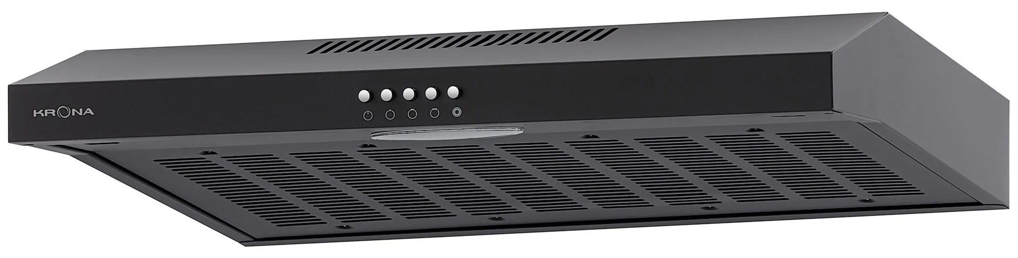 Вытяжка Krona ERMINA 600 black PB, Черный детальное изображение - 4