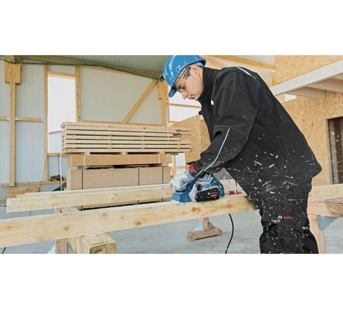 Электрический рубанок Bosch GHO 26-82 D 06015A4302, 710 Вт,  Синий №5