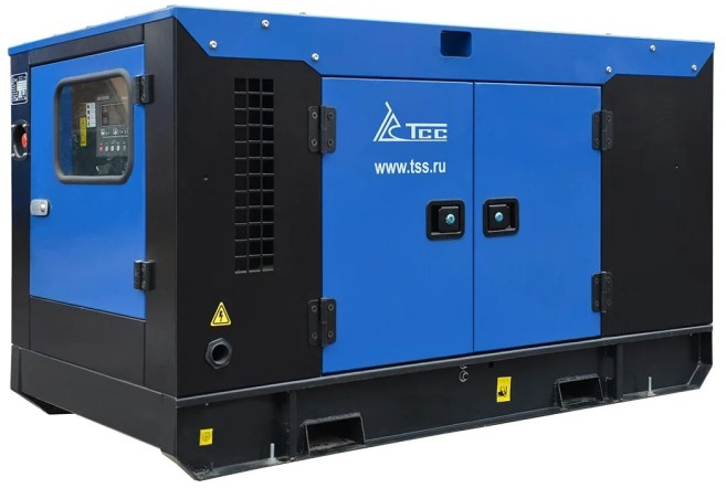 Генератор дизельный ТСС АД-24С-Т400-1РКМ16 (TTD 33TS ST) 042576, в кожухе, 24 кВт, Синий детальное изображение - 1