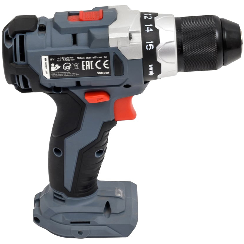 Аккумуляторная дрель-шуруповерт GRAPHITE Energy+ 58G019, 18 В, 58 Нм, 2 А·ч  детальное изображение - 2
