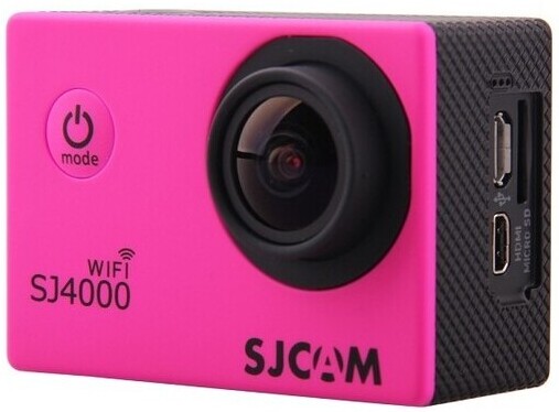 Action камера SJCAM SJ4000 WiFi, Розовый детальное изображение - 1